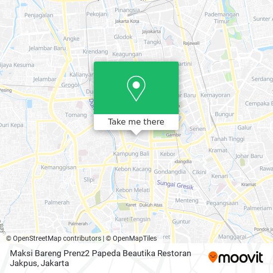 Maksi Bareng Prenz2 Papeda Beautika Restoran Jakpus map