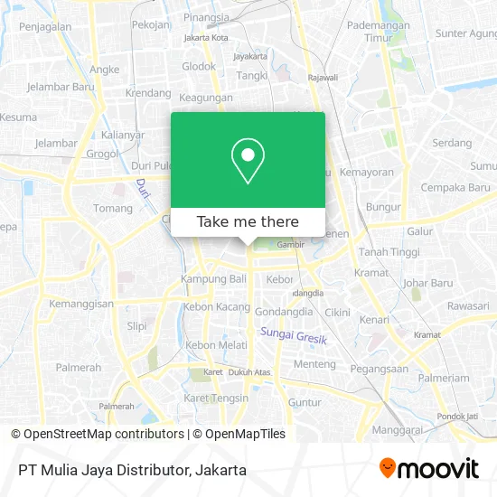 PT Mulia Jaya Distributor map