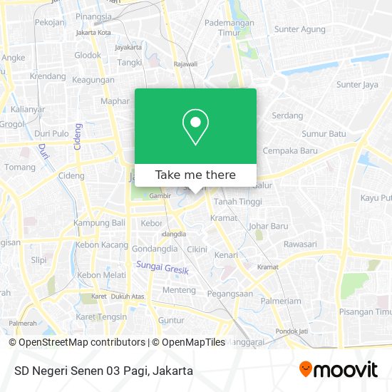 SD Negeri Senen 03 Pagi map