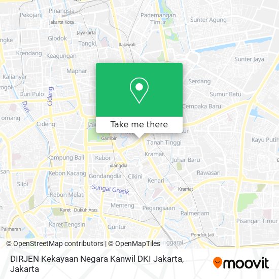 DIRJEN Kekayaan Negara Kanwil DKI Jakarta map