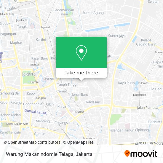 Warung Makanindomie Telaga map