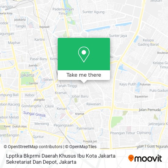 Lpptka Bkprmi Daerah Khusus Ibu Kota Jakarta Sekretariat Dan Depot map