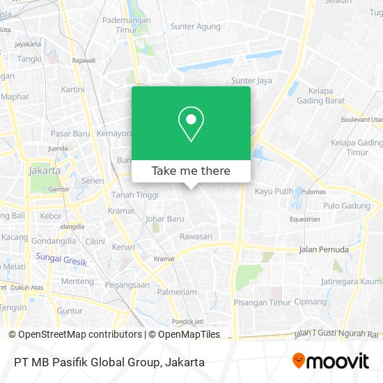 PT MB Pasifik Global Group map