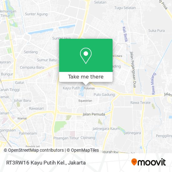 RT3RW16 Kayu Putih Kel. map