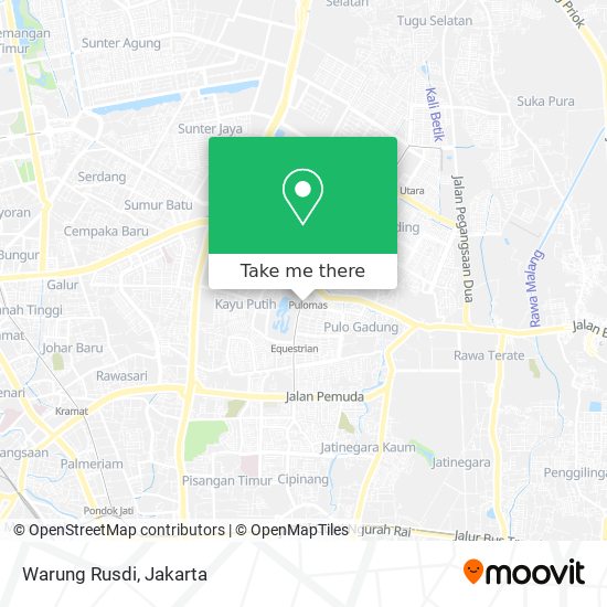 Warung Rusdi map