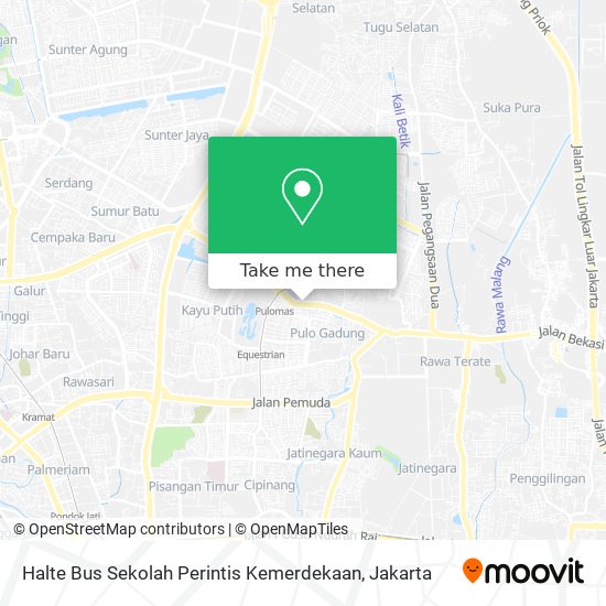 Halte Bus Sekolah Perintis Kemerdekaan map