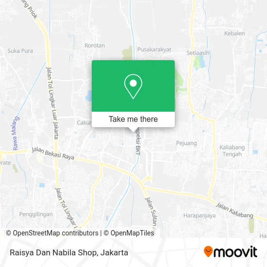 Raisya Dan Nabila Shop map