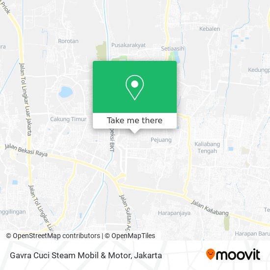 Gavra Cuci Steam Mobil & Motor map
