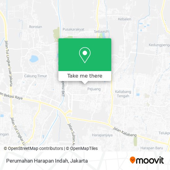 Perumahan Harapan Indah map