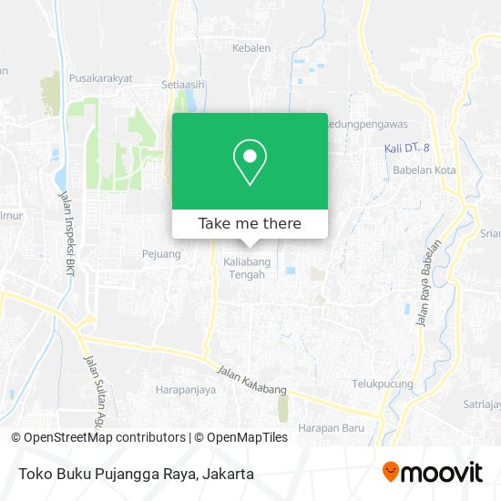 Toko Buku Pujangga Raya map