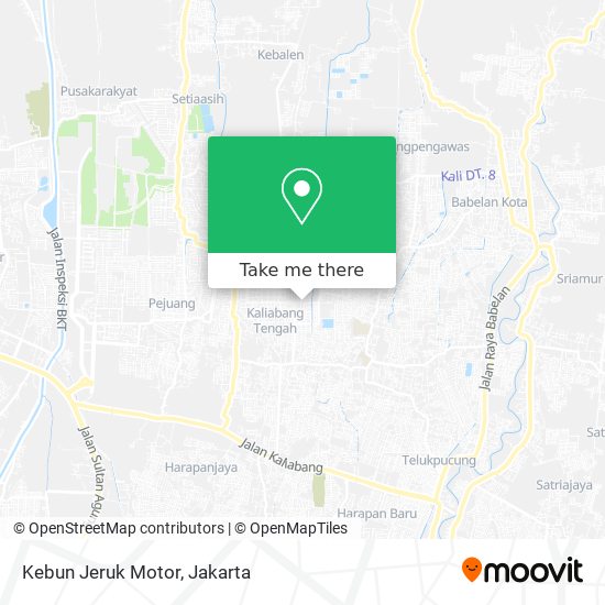 Kebun Jeruk Motor map