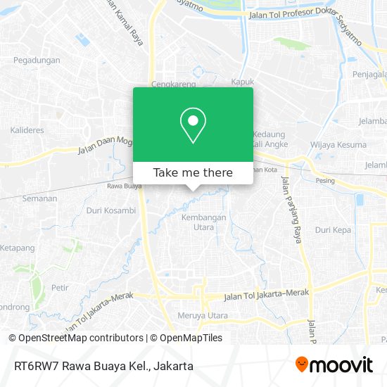 RT6RW7 Rawa Buaya Kel. map