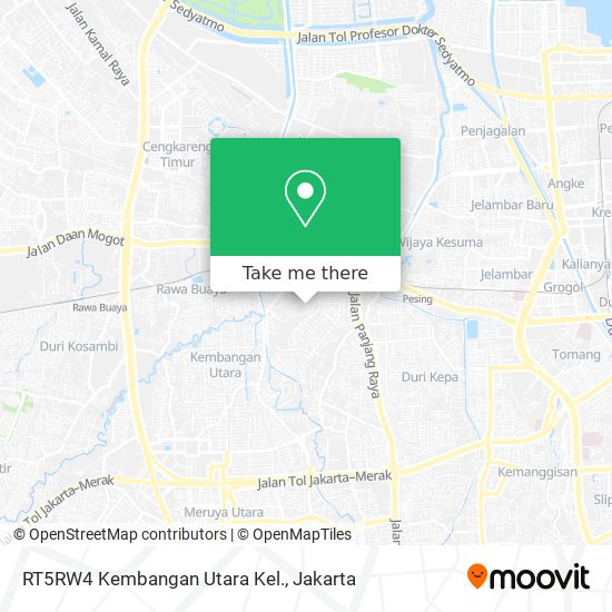 RT5RW4 Kembangan Utara Kel. map