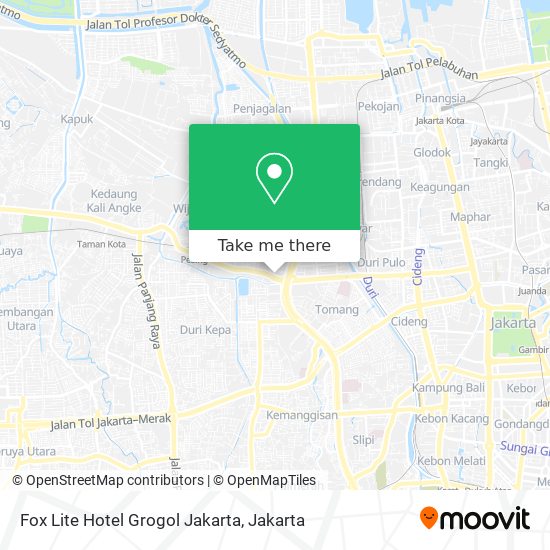 Fox Lite Hotel Grogol Jakarta map