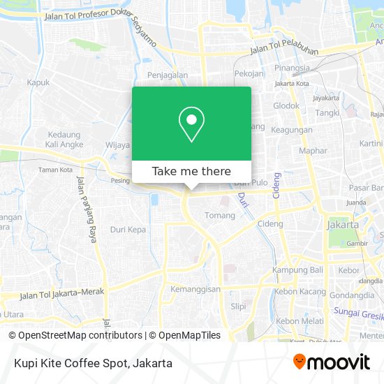 Kupi Kite Coffee Spot map