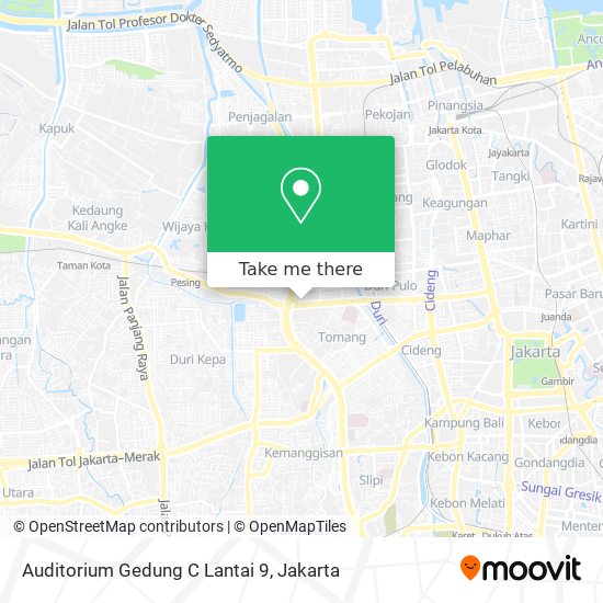 Auditorium Gedung C Lantai 9 map