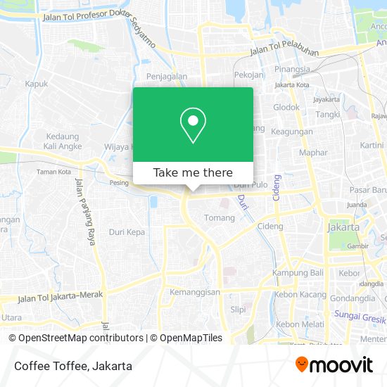 Coffee Toffee map