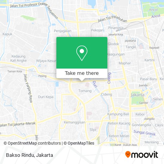 Bakso Rindu map