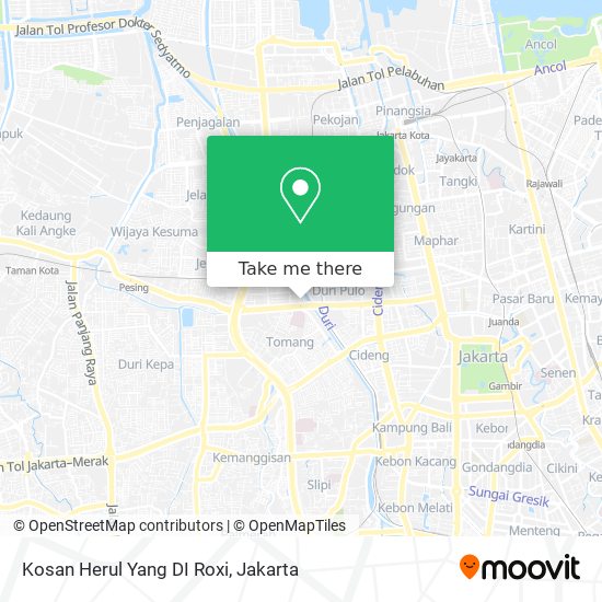 Kosan Herul Yang DI Roxi map