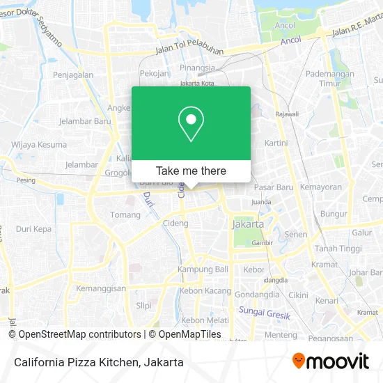 California Pizza Kitchen map