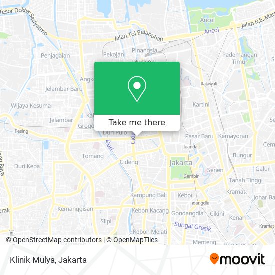 Klinik Mulya map