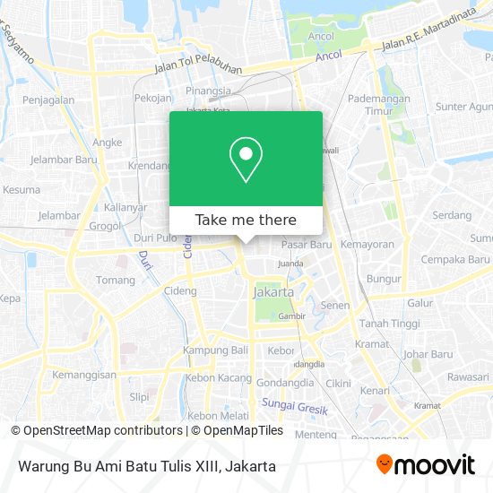 Warung Bu Ami Batu Tulis XIII map