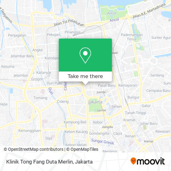 Klinik Tong Fang Duta Merlin map