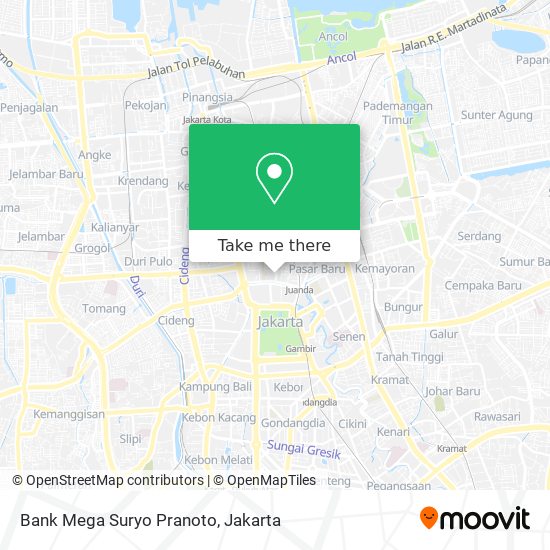 Bank Mega Suryo Pranoto map