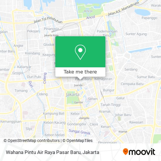 Wahana Pintu Air Raya Pasar Baru map