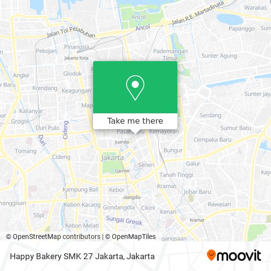 Happy Bakery SMK 27 Jakarta map