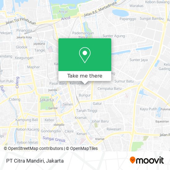 PT Citra Mandiri map