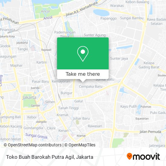 Toko Buah Barokah Putra Agil map