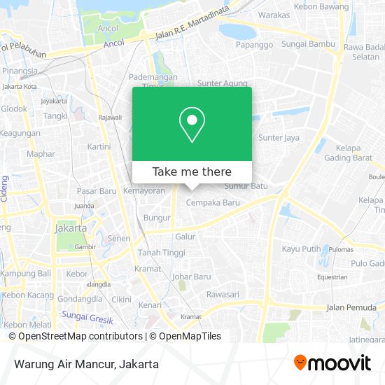 Warung Air Mancur map