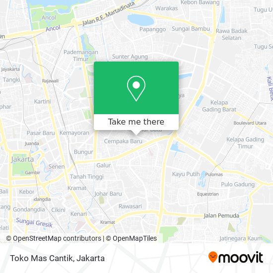 Toko Mas Cantik map