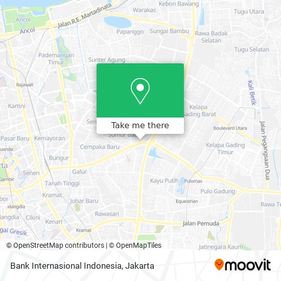 Bank Internasional Indonesia map