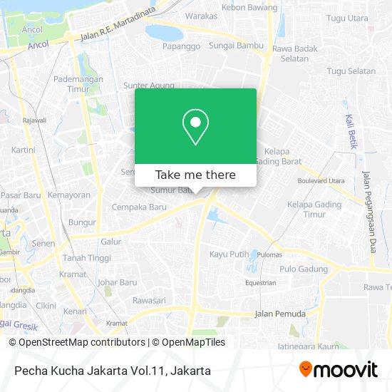 Pecha Kucha Jakarta Vol.11 map