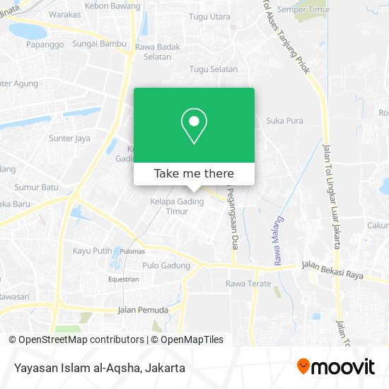 Yayasan Islam al-Aqsha map