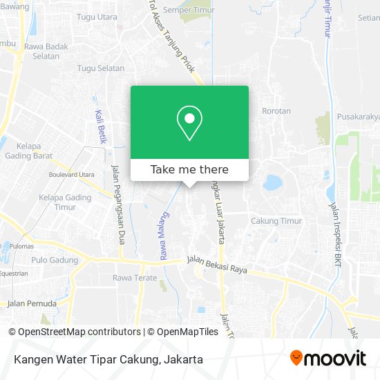 Kangen Water Tipar Cakung map