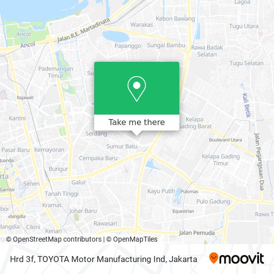 Hrd 3f, TOYOTA Motor Manufacturing Ind map