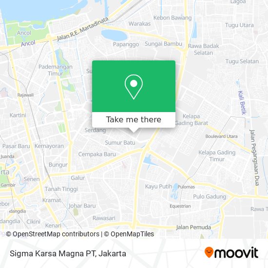 Sigma Karsa Magna PT map