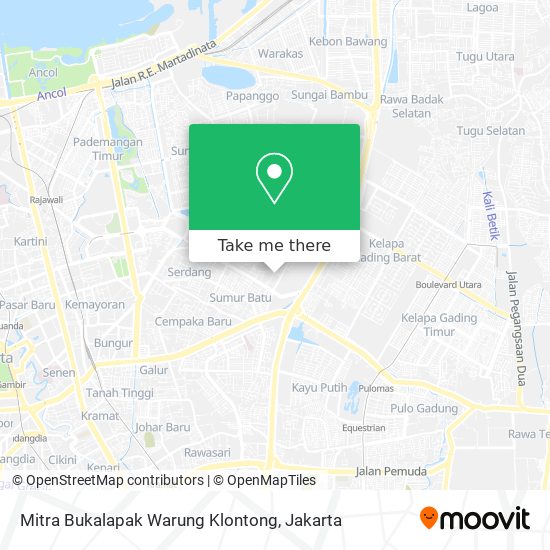 Mitra Bukalapak Warung Klontong map