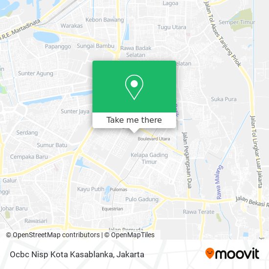 Ocbc Nisp Kota Kasablanka map