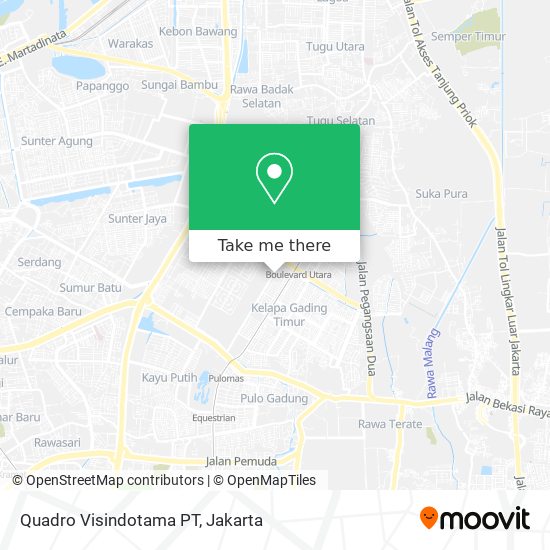 Quadro Visindotama PT map