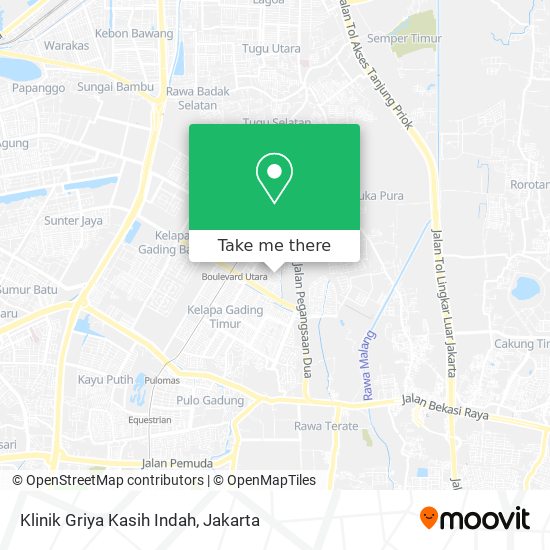 Klinik Griya Kasih Indah map