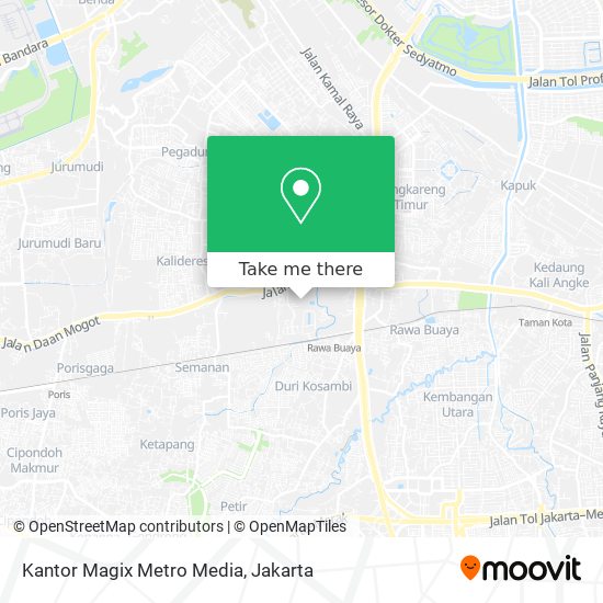 Kantor Magix Metro Media map