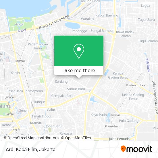 Ardi Kaca Film map