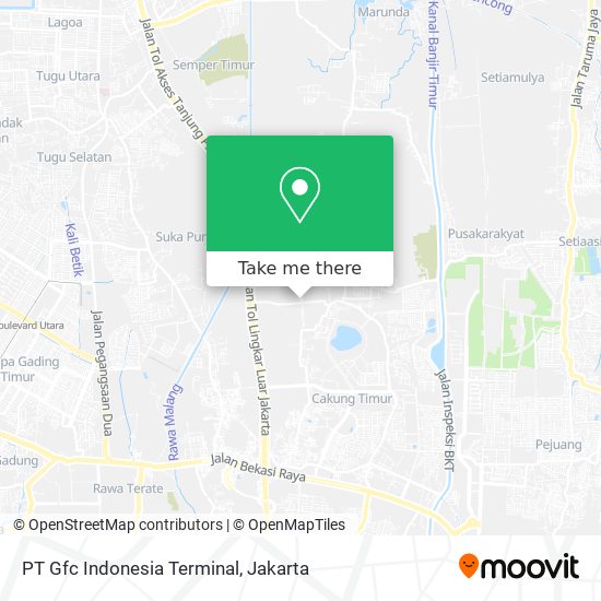 PT Gfc Indonesia Terminal map