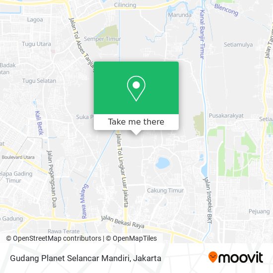 Gudang Planet Selancar Mandiri map