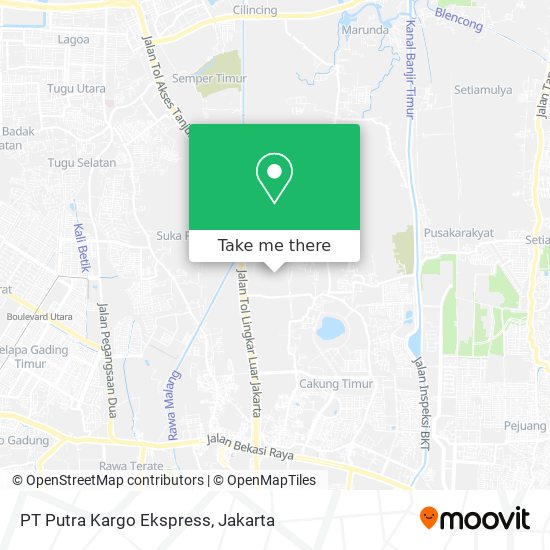 PT Putra Kargo Ekspress map