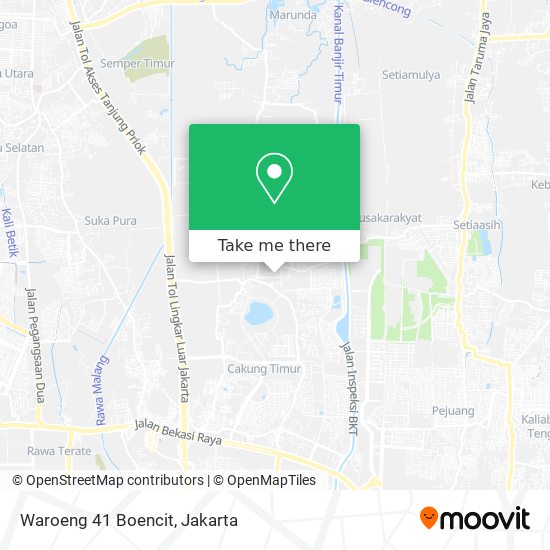 Waroeng 41 Boencit map